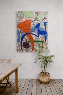 Funnel, Original Painting on Canvas