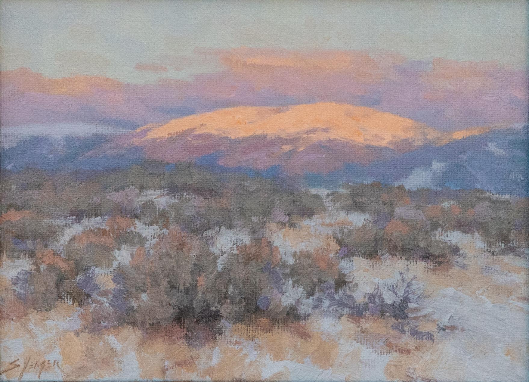 Evening Glow - Impressionist Painting by Scott Yeager
