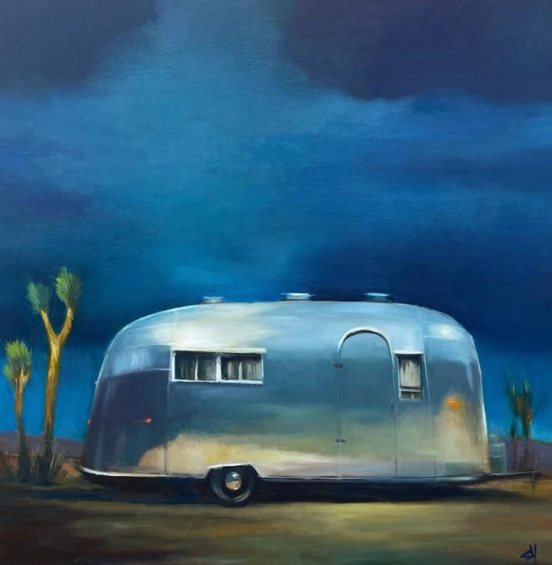 Scott Yeskel Landscape Painting – Wüstenreise 3