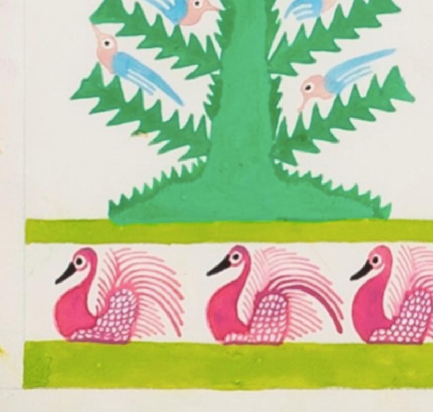 Scottie Wilson, né Louis Freeman, était un artiste écossais, juif, outsider, connu notamment pour son style très détaillé. Ayant débuté sa carrière artistique à l'âge de 44 ans, son œuvre a été admirée et collectionnée par des artistes tels que Jean