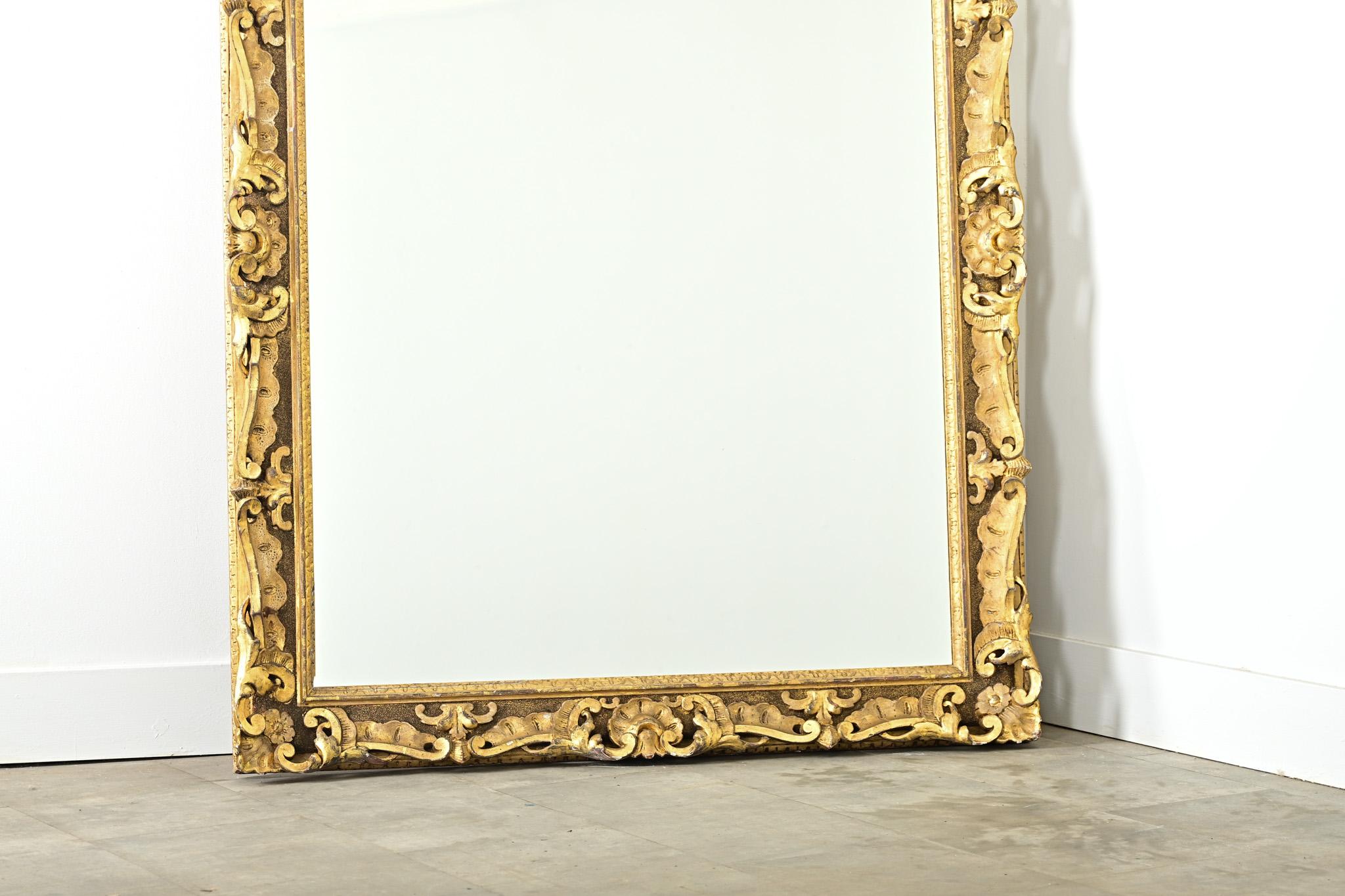 Schottische 19. Jahrhundert geschnitzt & vergoldet Rahmen mit New Mirror im Angebot 5