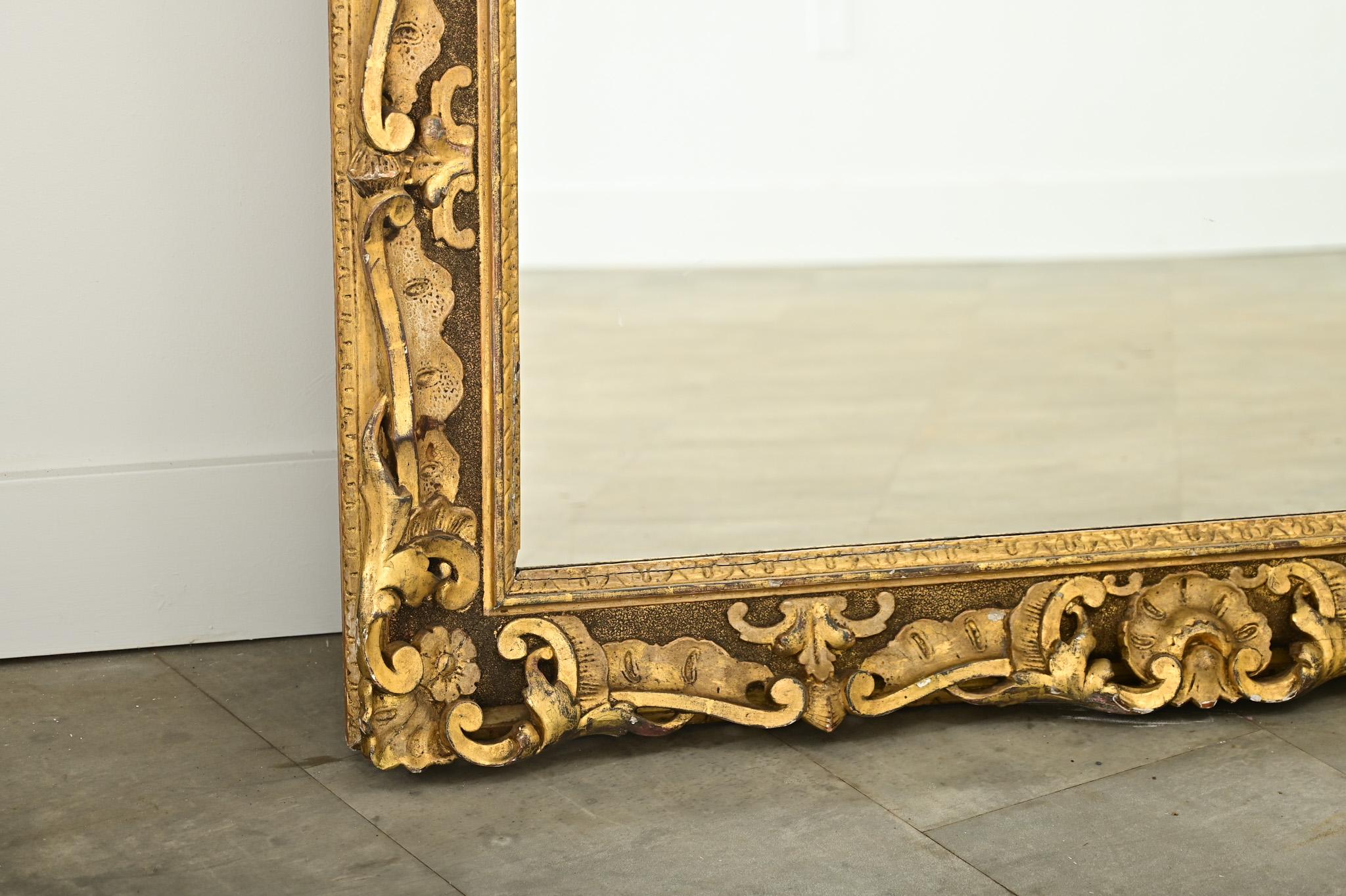 Schottische 19. Jahrhundert geschnitzt & vergoldet Rahmen mit New Mirror im Angebot 2