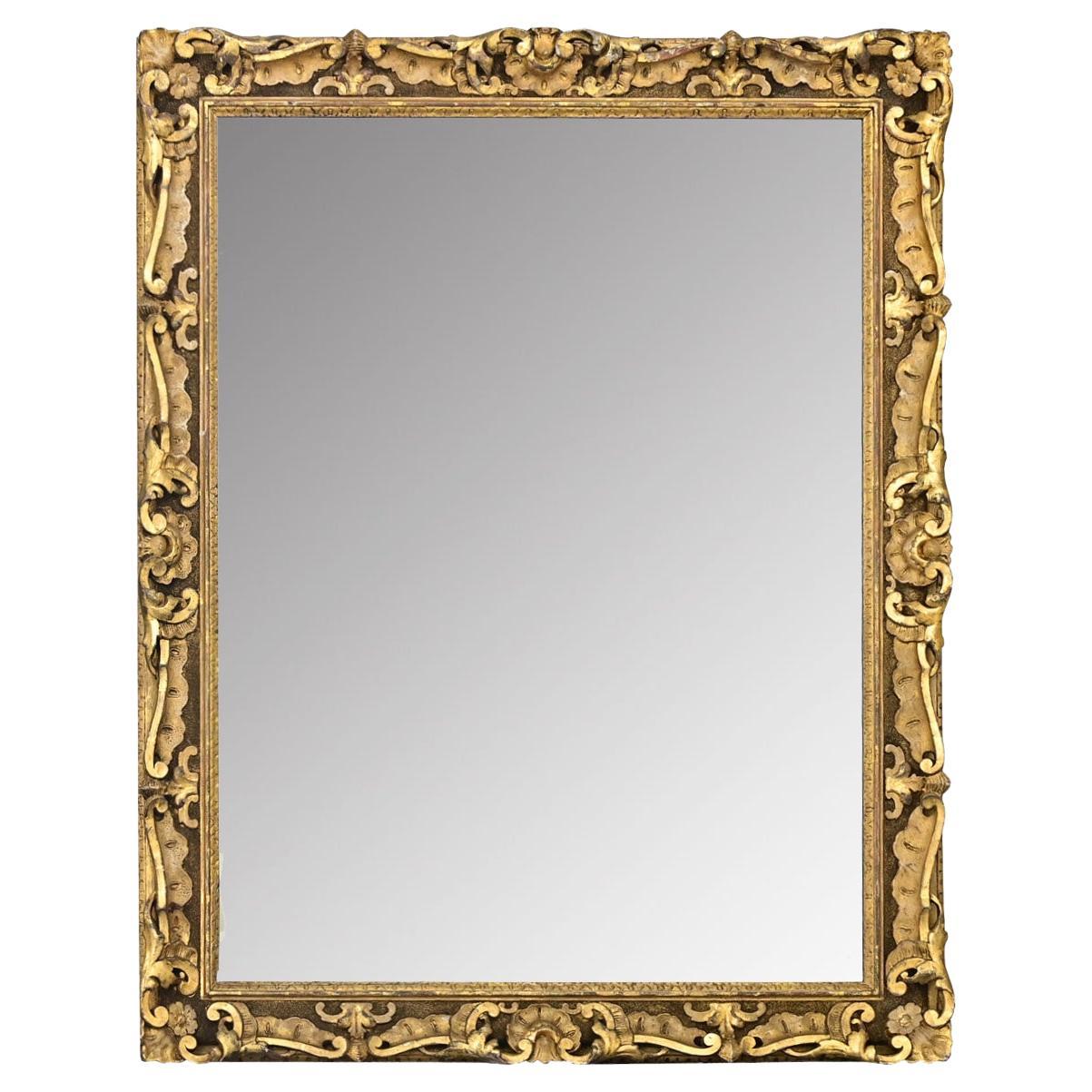 Schottische 19. Jahrhundert geschnitzt & vergoldet Rahmen mit New Mirror im Angebot