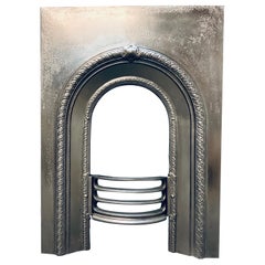 Scottish 19th Century Victorian Cast Iron Fireplace Insert