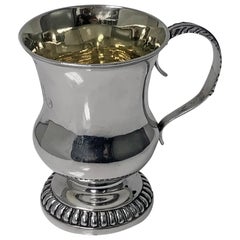 Scottish Aberdeen Georgian Silver Mug Tankard, George Booth, circa 1810-1820