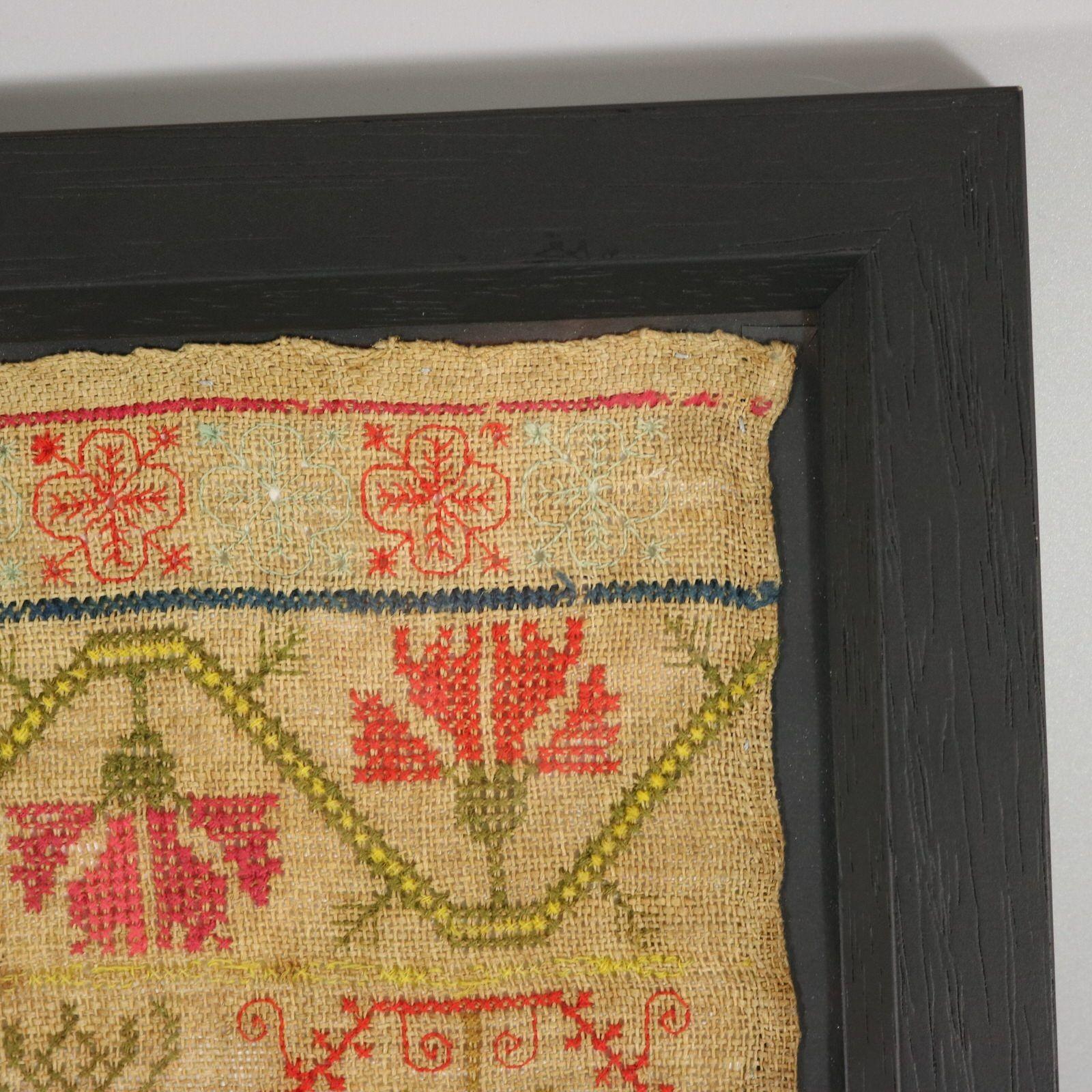 Scottish Antique Band Sampler, 1754 For Sale 8