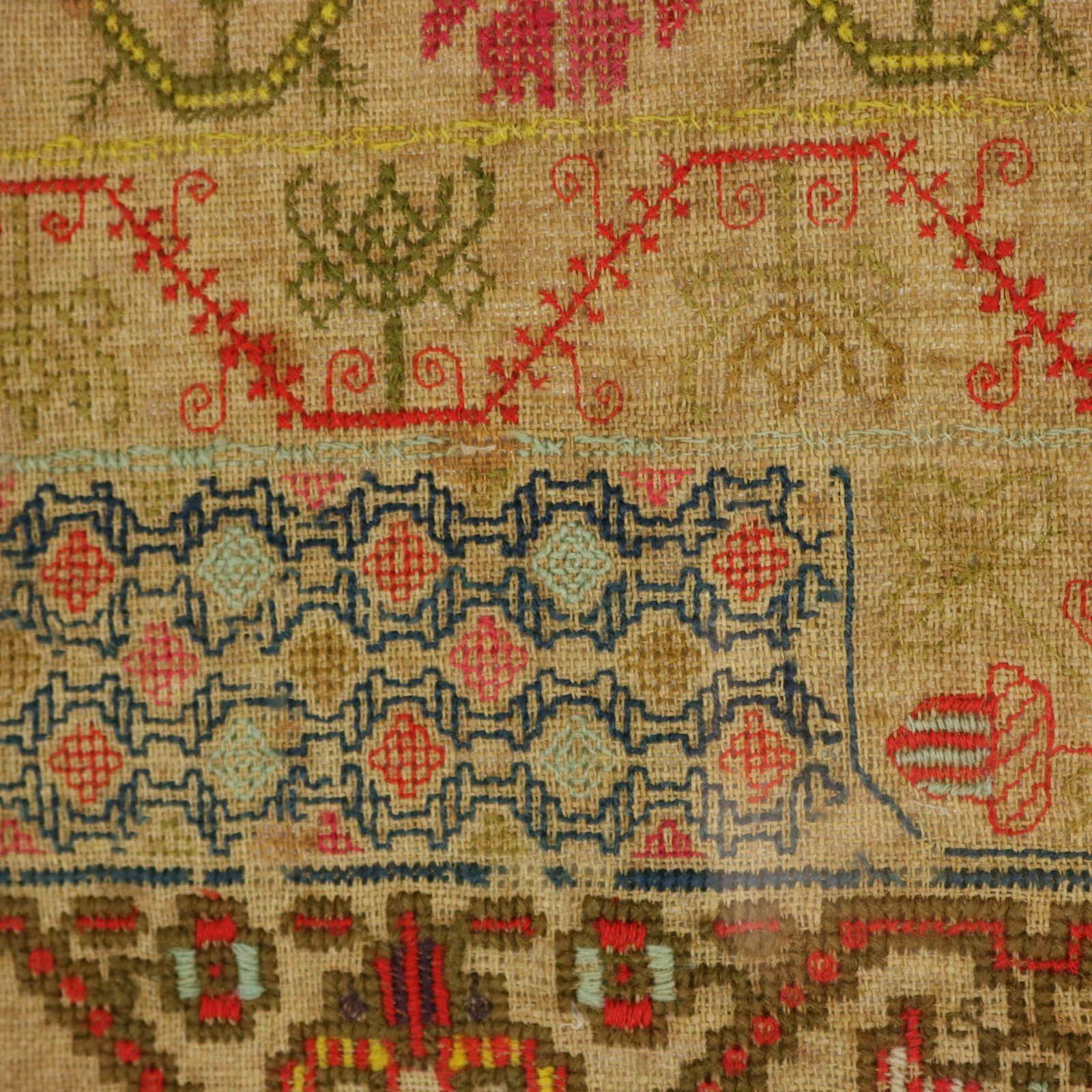 Scottish Antique Band Sampler, 1754 For Sale 10