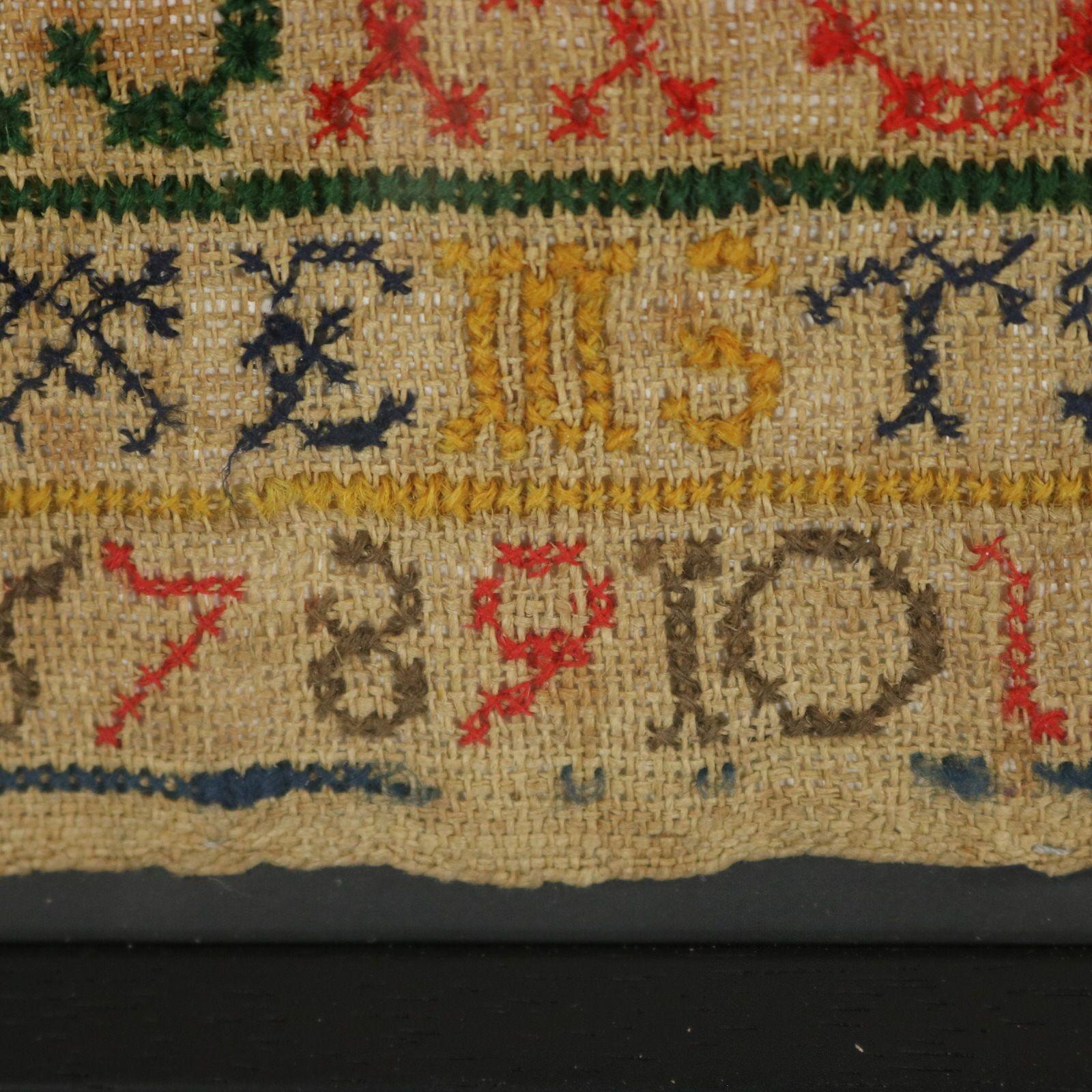 Scottish Antique Band Sampler, 1754 For Sale 14