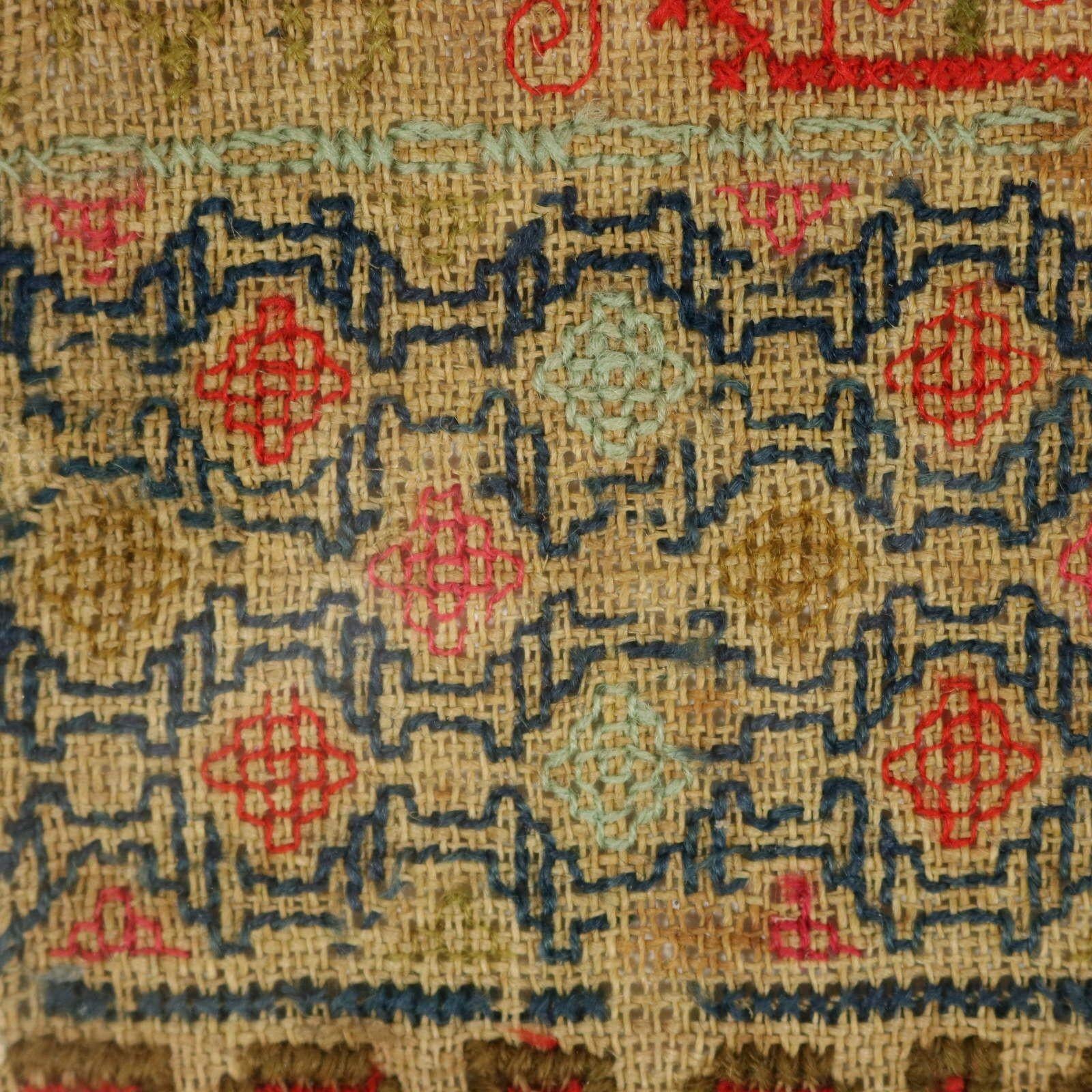 Scottish Antique Band Sampler, 1754 For Sale 2