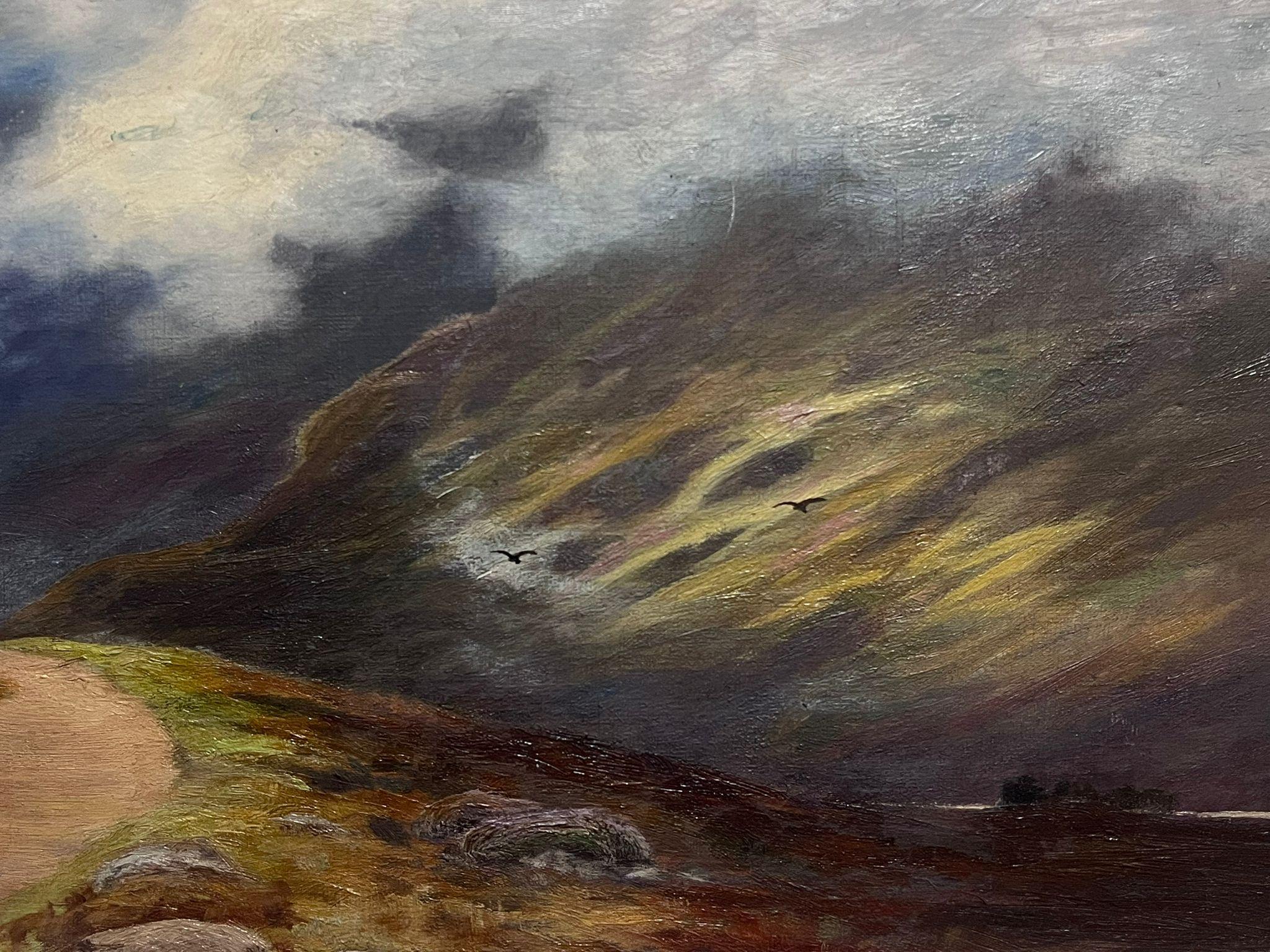 El Paso de las Tierras Altas
por R. O. Byers, escocés de principios del siglo XX
óleo sobre lienzo firmado, enmarcado
fechado en 1913
enmarcado: 21 x 29 pulgadas
lienzo: 16 x 24 pulgadas
procedencia: colección privada, Reino Unido
estado: muy bueno