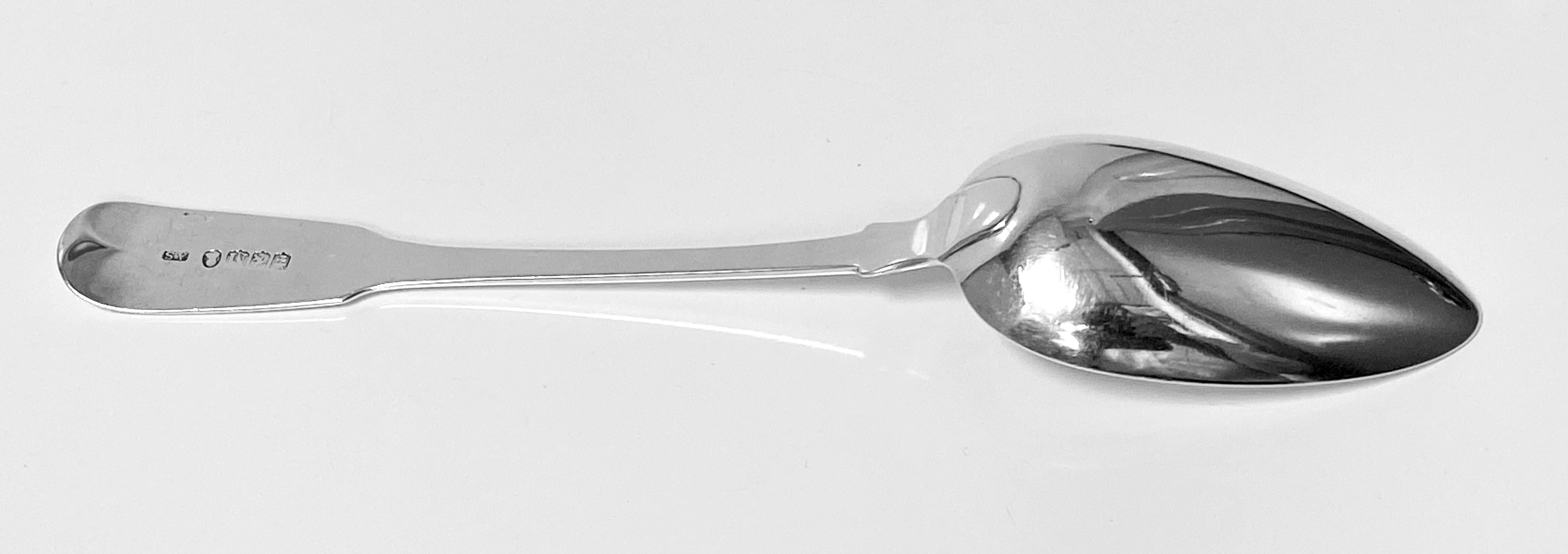 Scottish Antique Silver large Spoon Glasgow 1831  In Good Condition In Toronto, Ontario