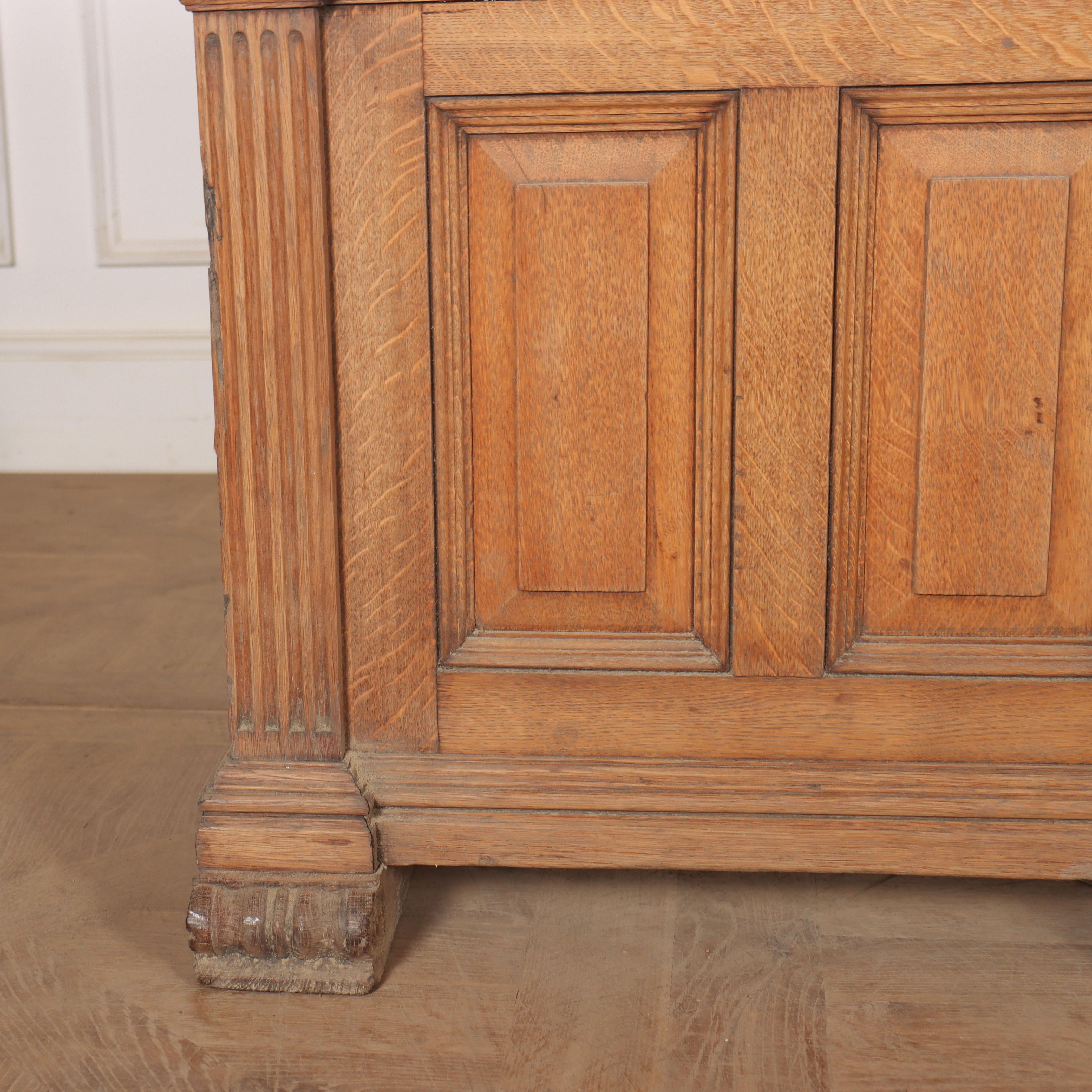 Scottish Architectural Oak Console For Sale 2