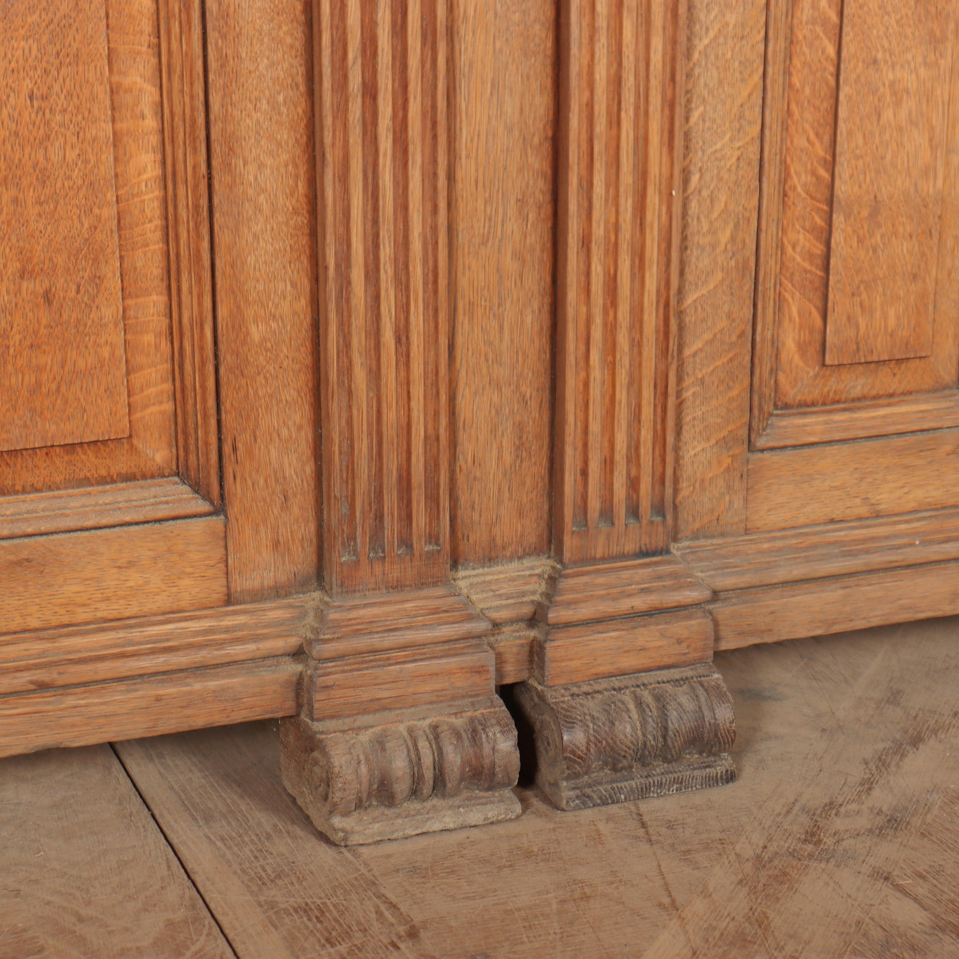Scottish Architectural Oak Console For Sale 4