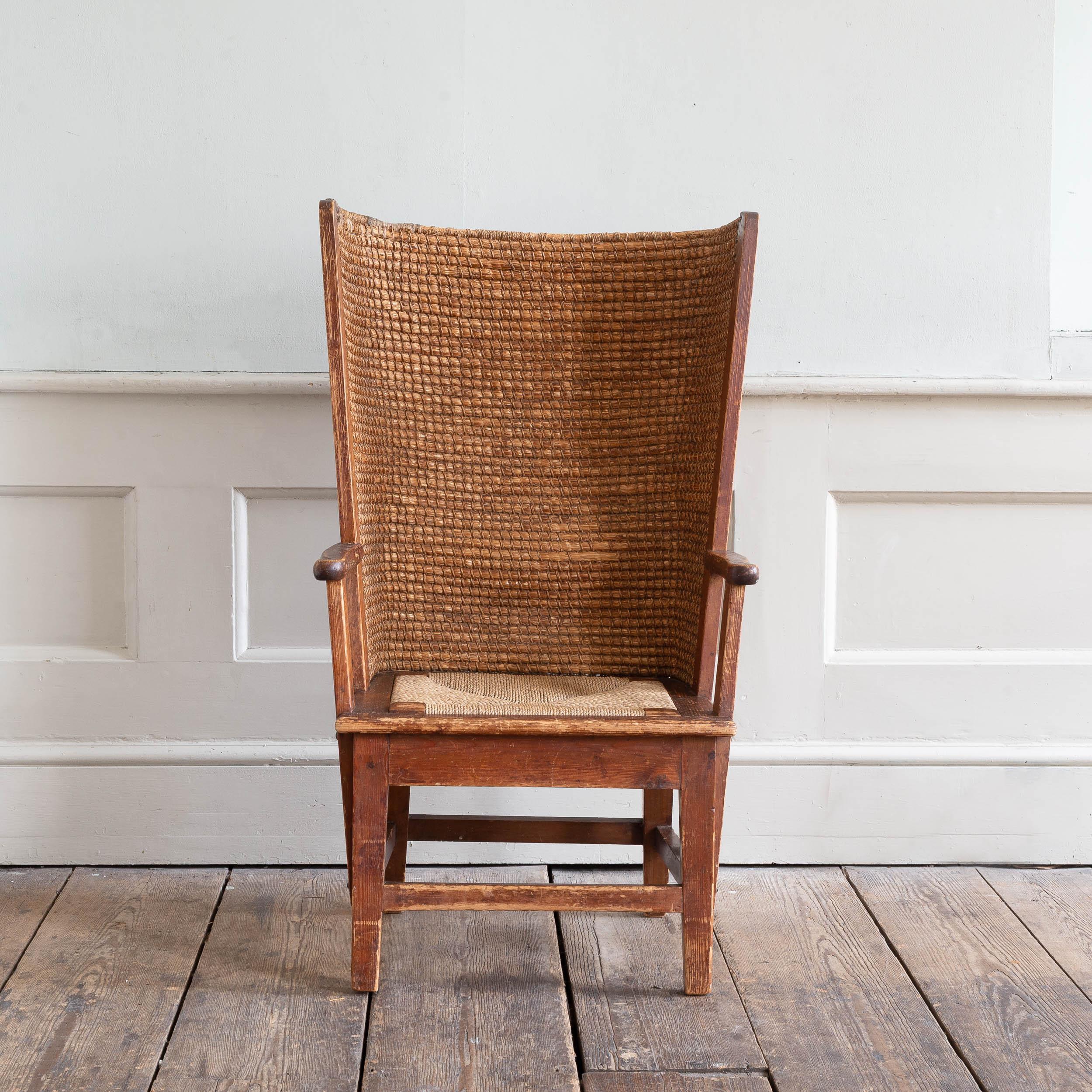 Schottischer Kunsthandwerksstuhl 'Stronza' Orkney Chair, für Liberty's of London im Angebot 5
