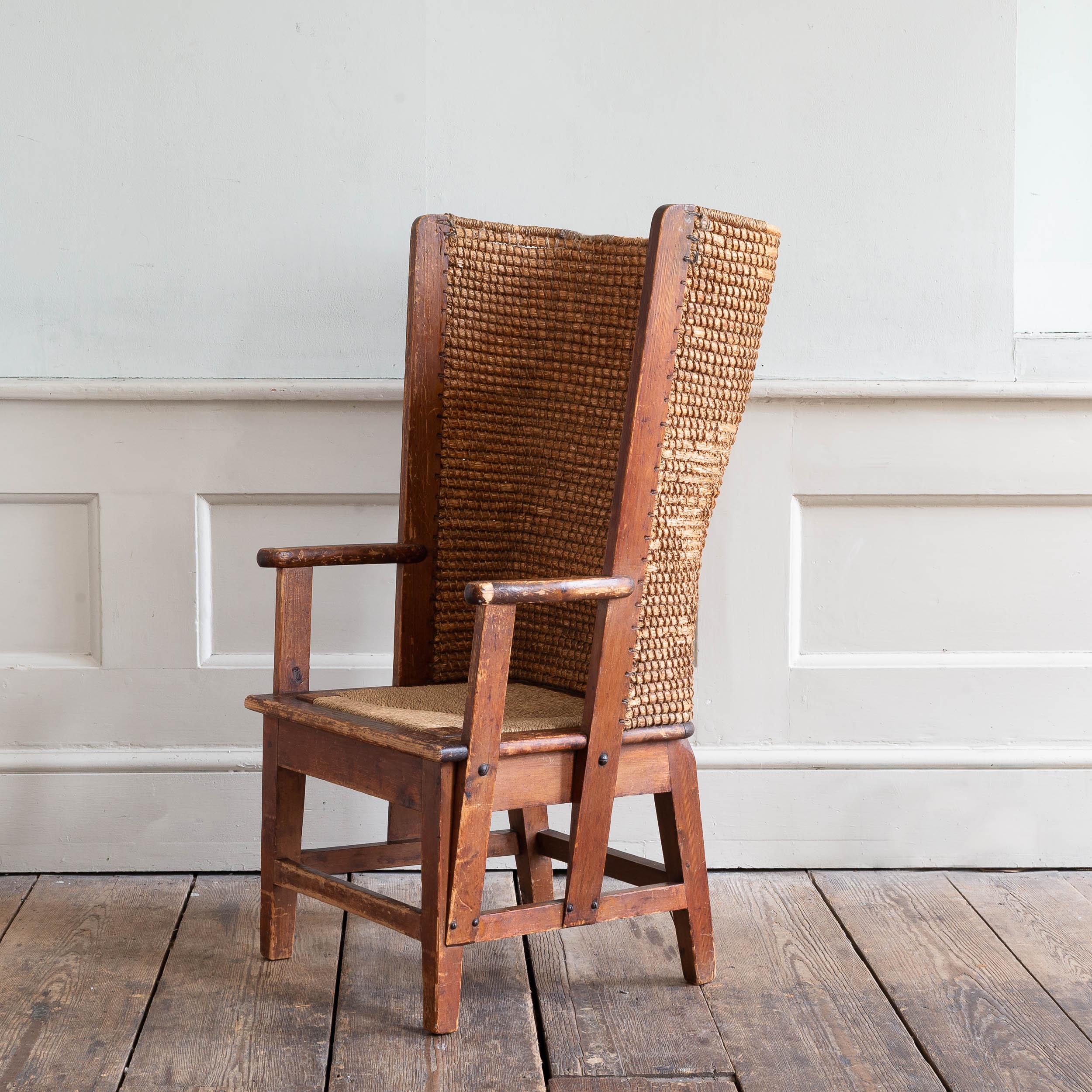 Schottischer Kunsthandwerksstuhl 'Stronza' Orkney Chair, für Liberty's of London im Angebot 6
