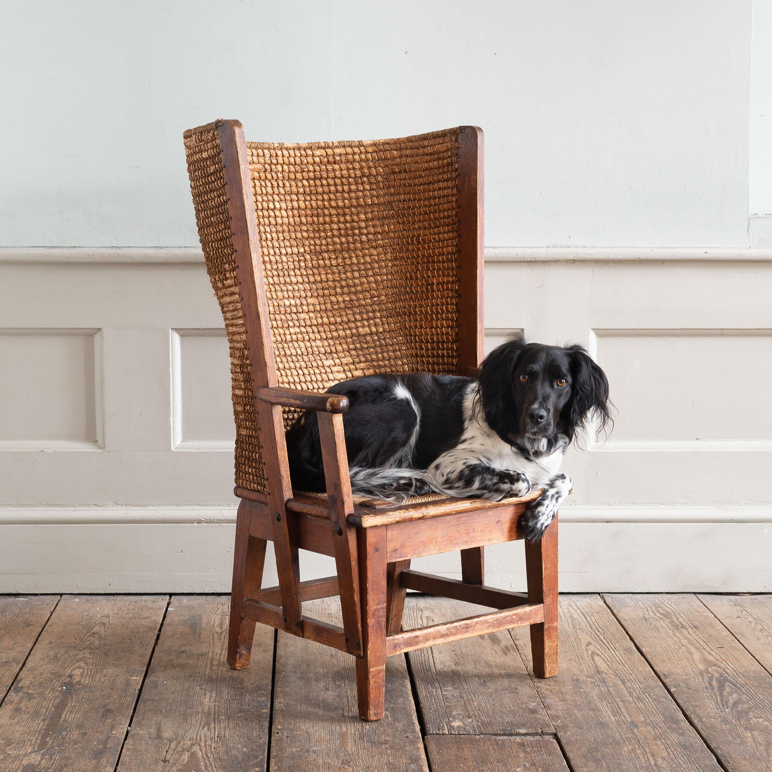 Schottischer Kunsthandwerksstuhl 'Stronza' Orkney Chair, für Liberty's of London im Angebot 10