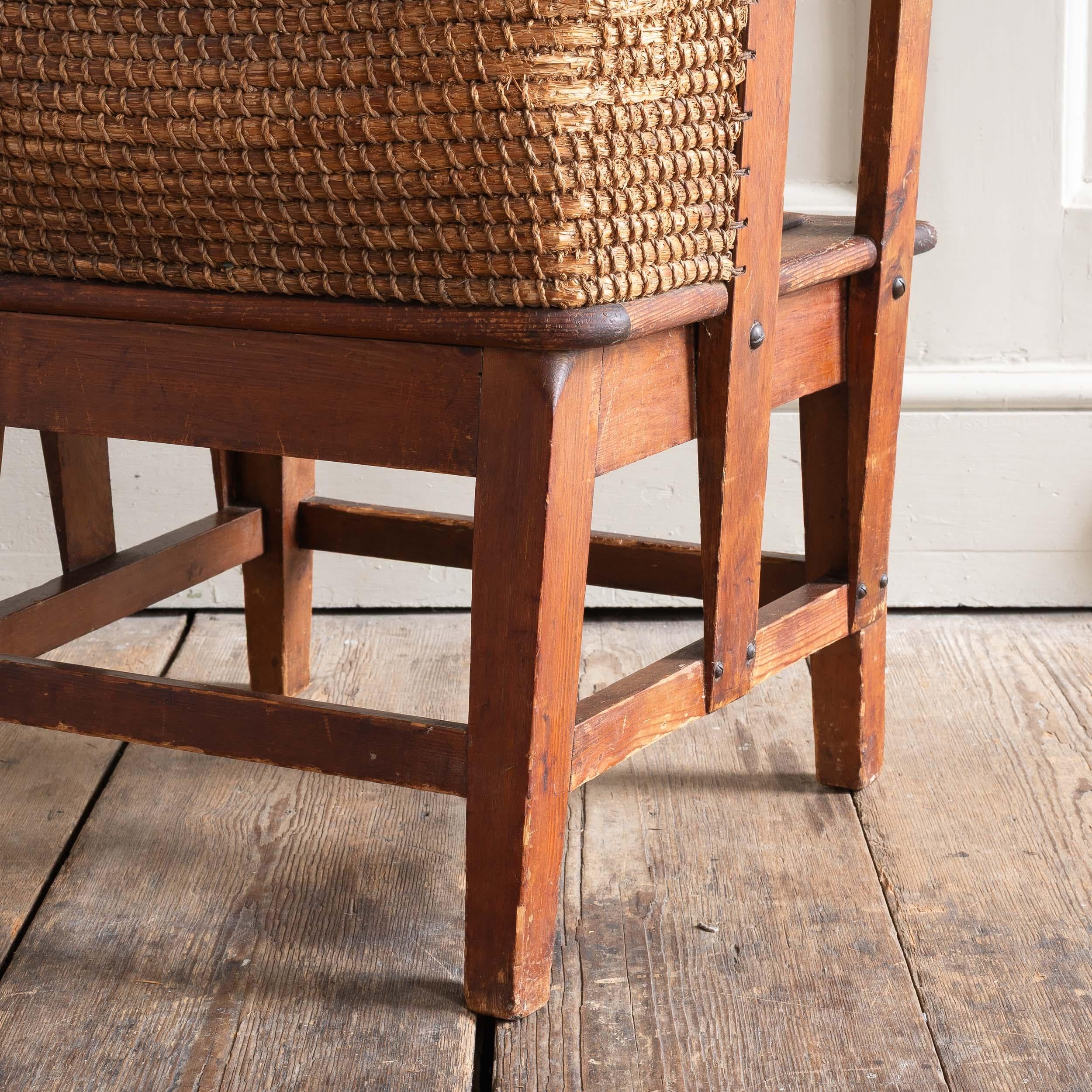 Schottischer Kunsthandwerksstuhl 'Stronza' Orkney Chair, für Liberty's of London im Angebot 13