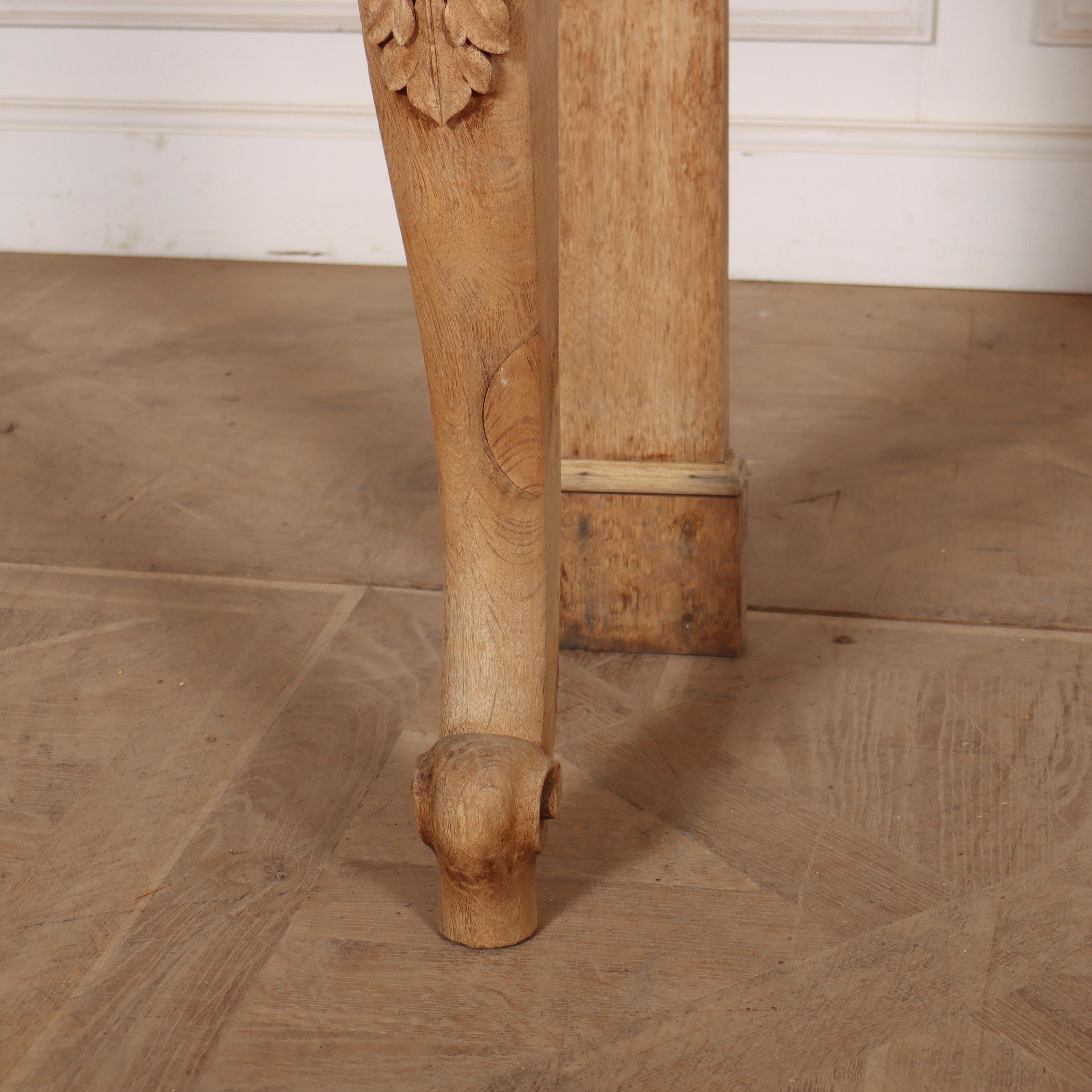 Scottish Bleached Oak Console In Good Condition For Sale In Leamington Spa, Warwickshire