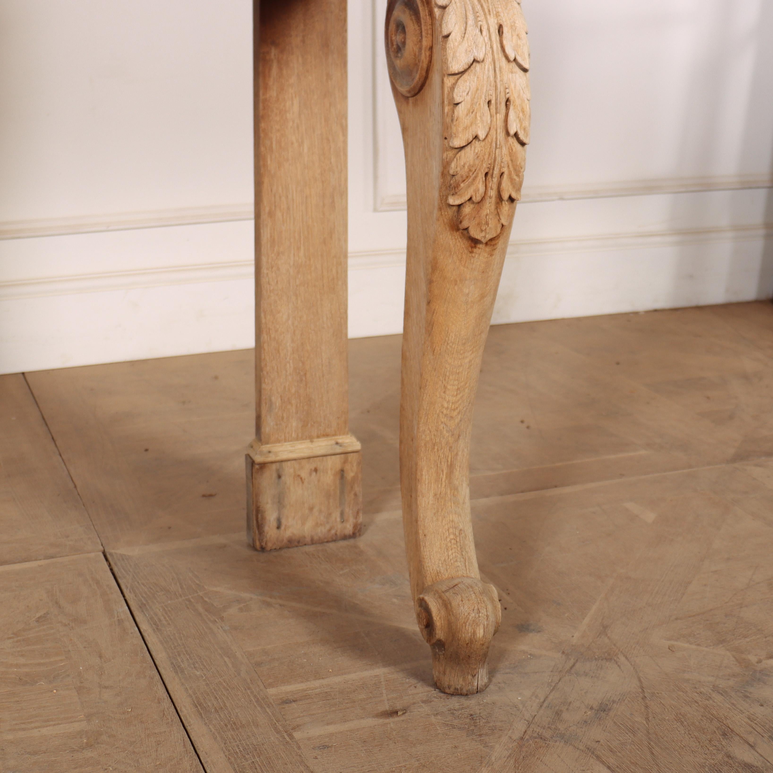 Scottish Bleached Oak Console For Sale 1