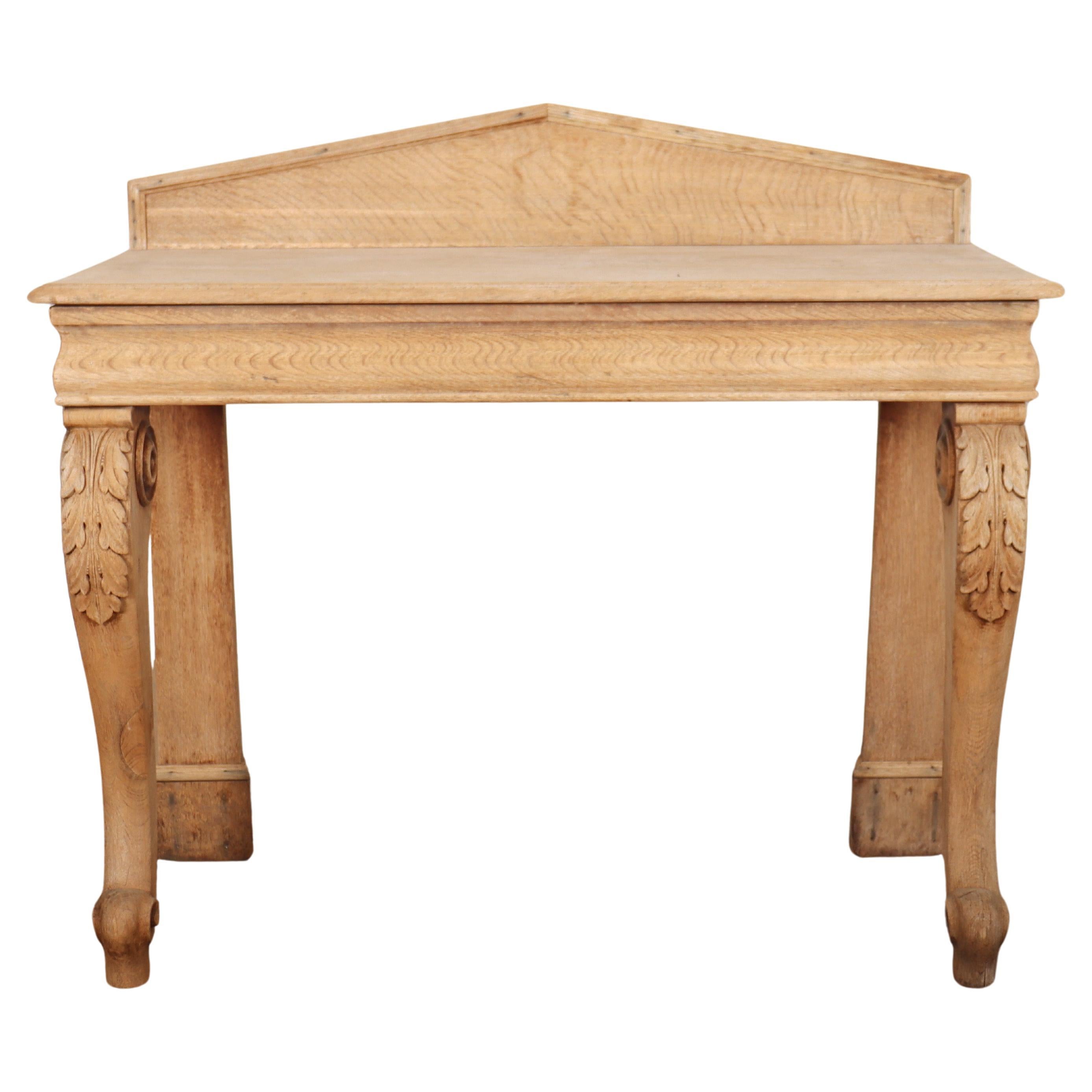 Scottish Bleached Oak Console