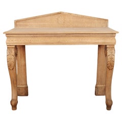 Scottish Bleached Oak Console