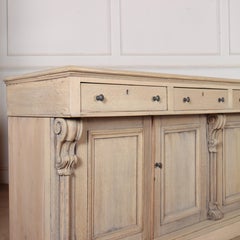 Scottish Bleached Oak Dresser Base
