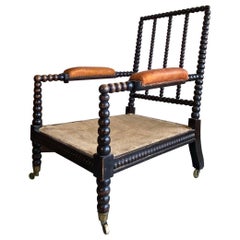 Antique Scottish Bobbin Arm Chair