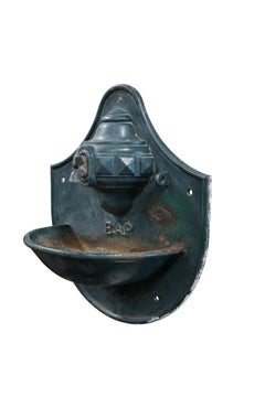 Scottish Cast Iron Garden Wall Fountain