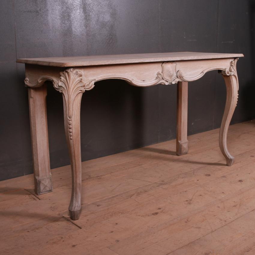Bleached Scottish Console Table