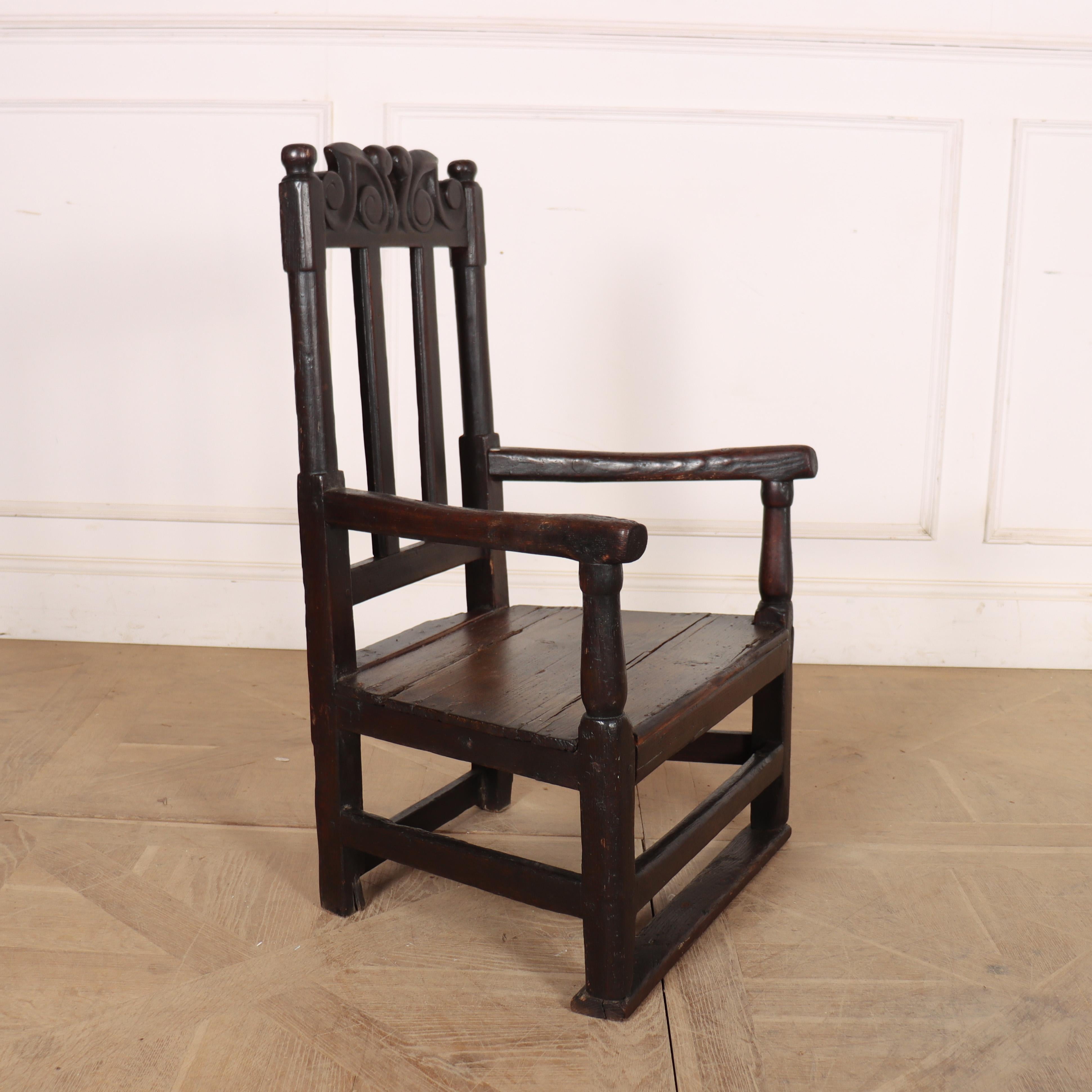Chêne Chaise de crofters écossais en vente