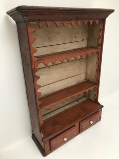 Antique Rustic Scottish Patinated Cupboard from a Kitchen