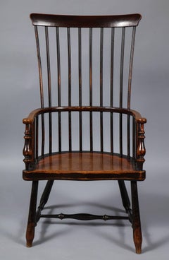 Scottish Darvel Comb Back Windsor Armchair by Hugh Shields