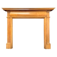 Scottish Edwardian Oak Fireplace Surround