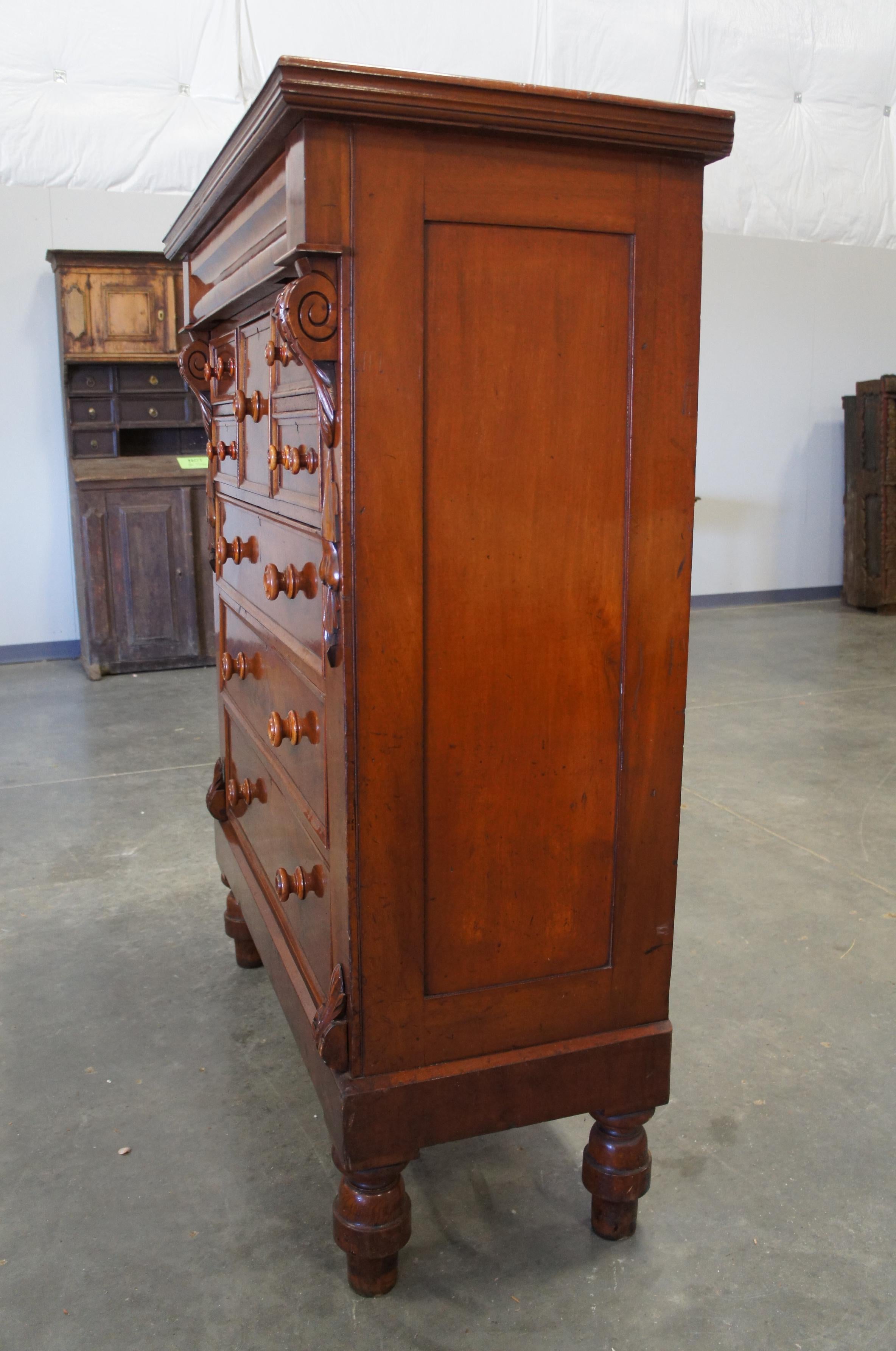 antique mahogany highboy dresser