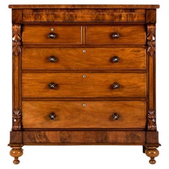 Scottish Flamed Mahogany Chest of Drawers