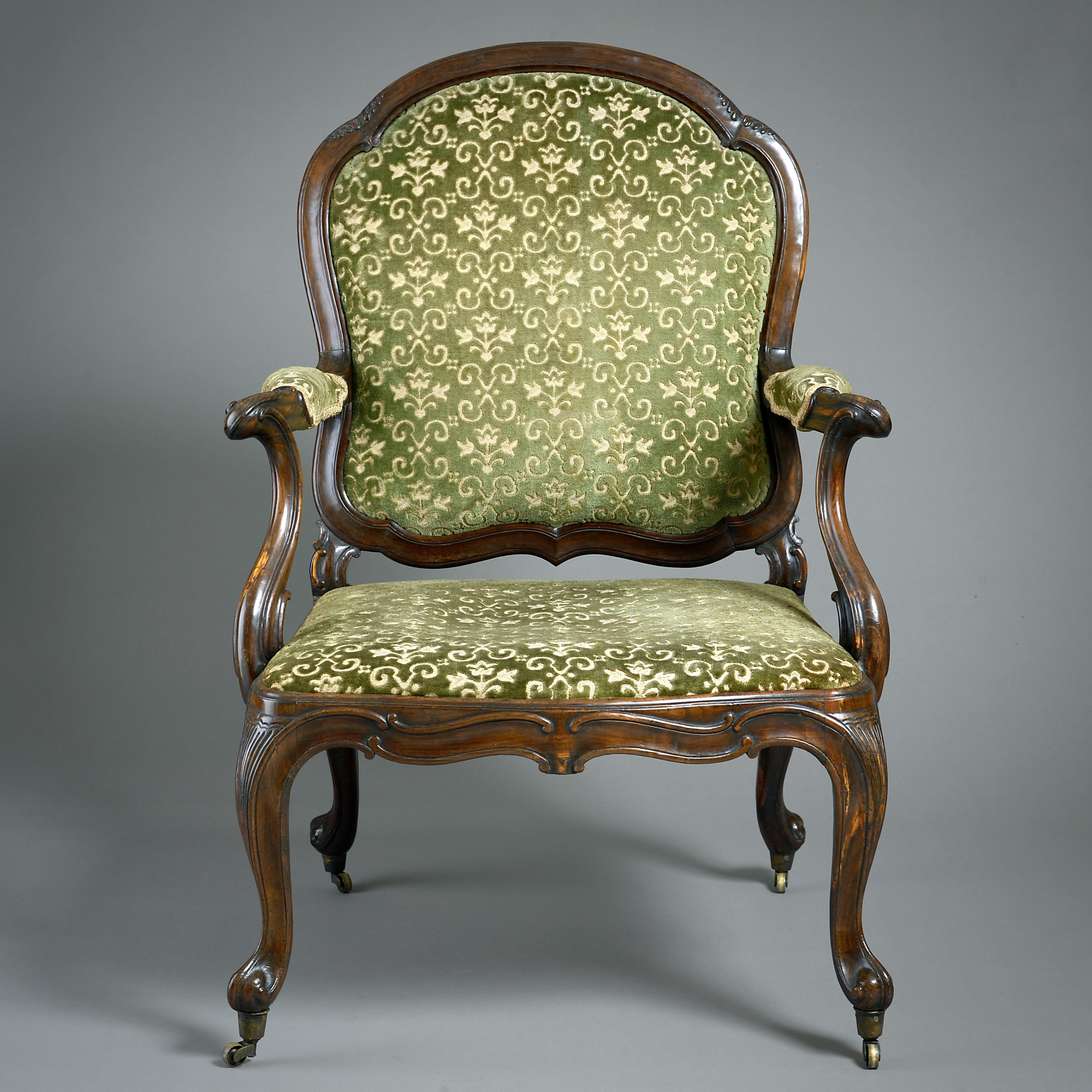 Scottish George II Laburnum Library Chair In Good Condition In London, GB