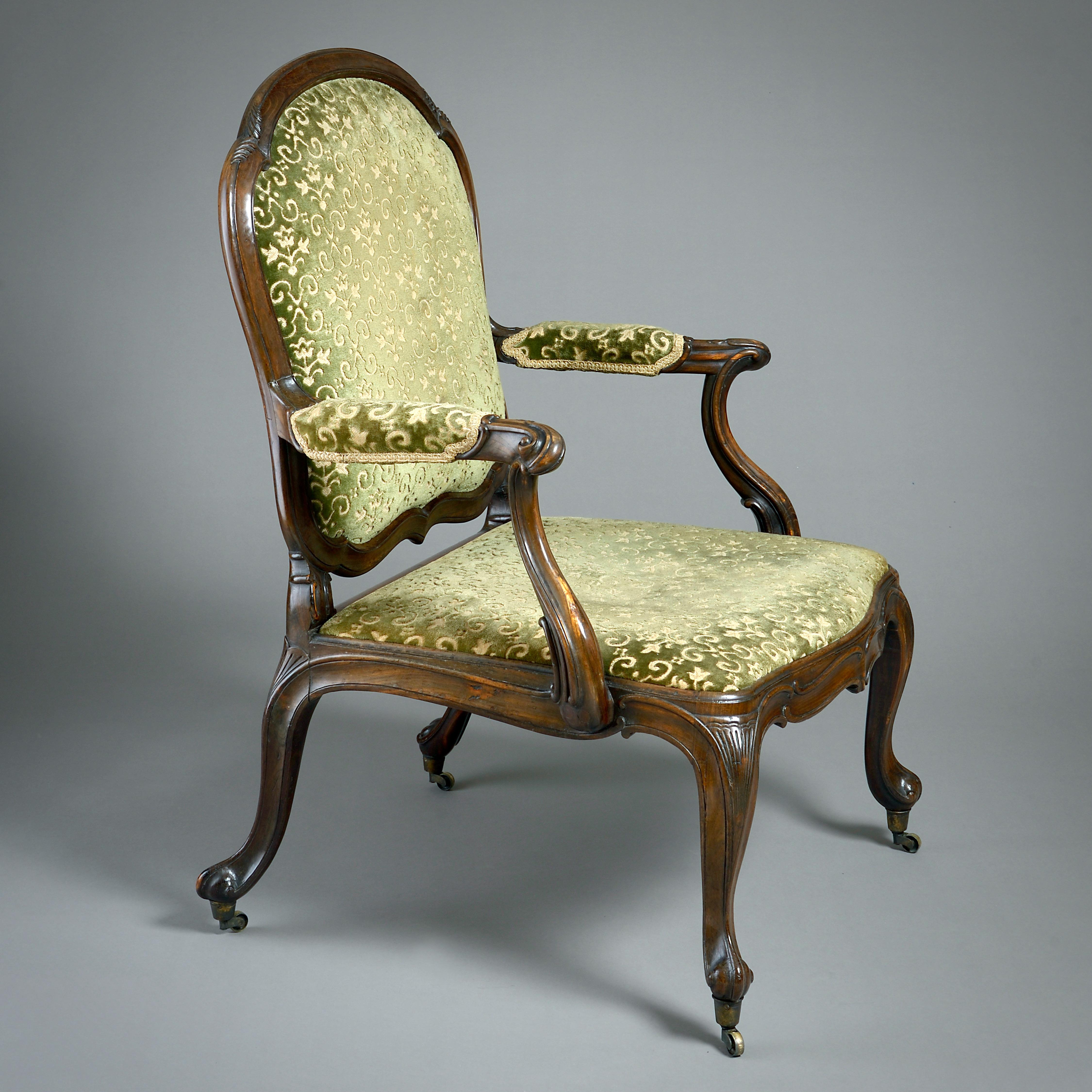 18th Century and Earlier Scottish George II Laburnum Library Chair