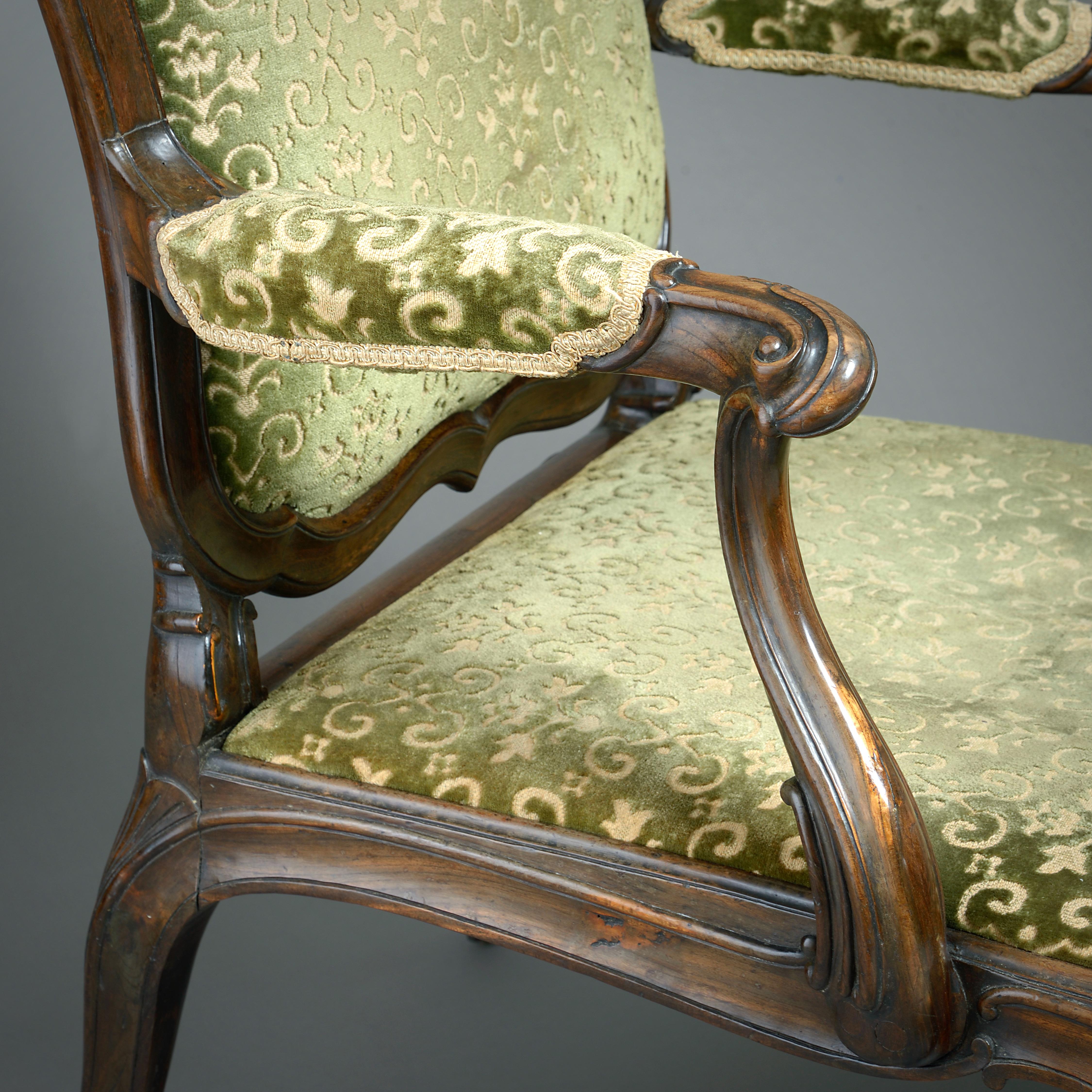 Scottish George II Laburnum Library Chair 1