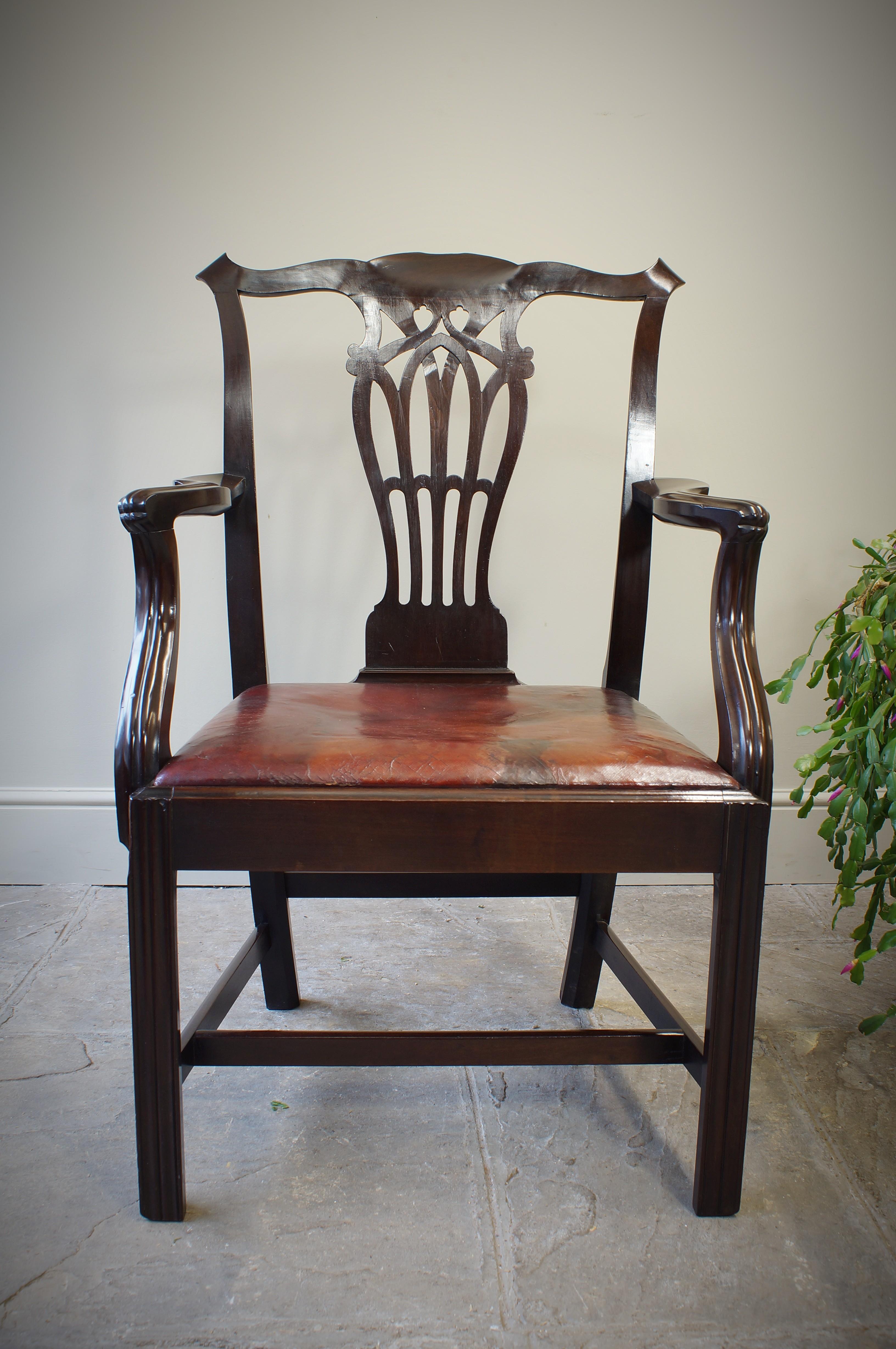 Scottish George III Laburnum  Carver Armchair Of Generous Proportions. For Sale 6