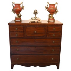 Scottish Georgian Chest Drawers Mahogany 1820 Sheraton