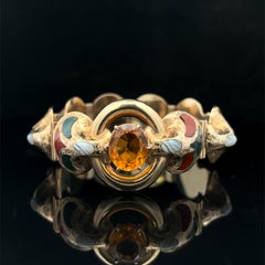 Schottisches Gold & Edelstein-Armband CIRCA 1880er Jahre