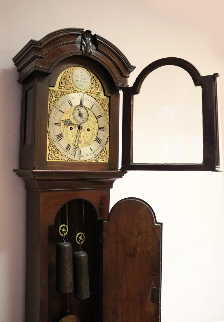 Scottish Grandfather Clock by Charles Lunan of Aberdeen For Sale at 1stdibs