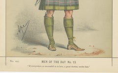 Scottish Highland Gentleman – Vanity Fair Men of the Day No. 13, 1870