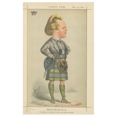 Scottish Highland Gentleman – Vanity Fair Men of the Day No. 13, 1870