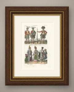 Scottish Highland Officers and Soldier with Icelandic and Danish Women, 1842