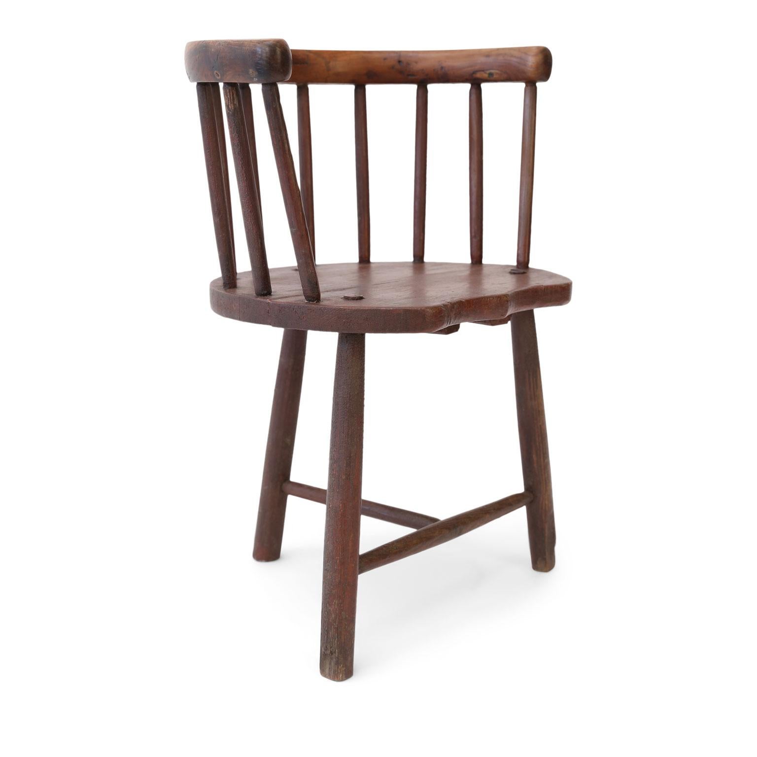 Scottish Horseshoe Back Chair For Sale 5