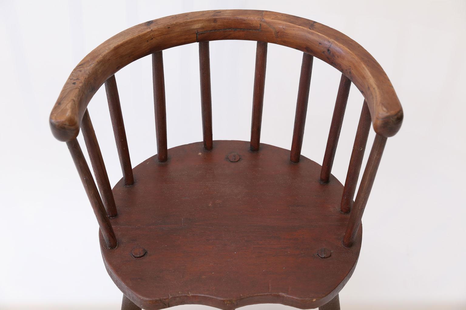 Scottish Horseshoe Back Chair For Sale 1