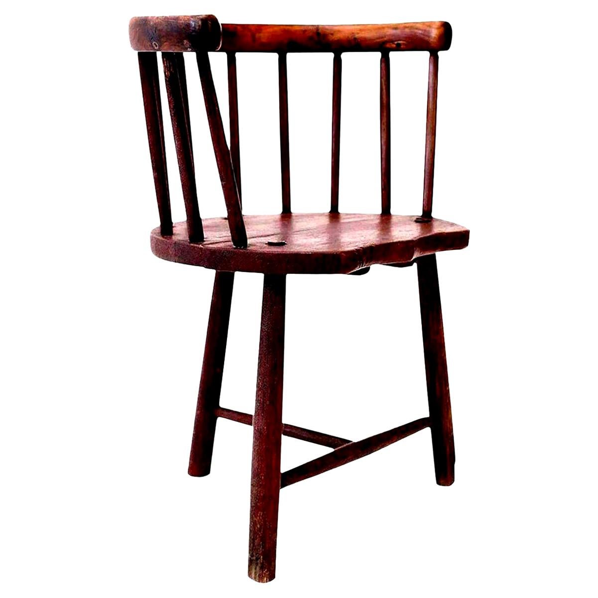Scottish Horseshoe Back Chair For Sale 6