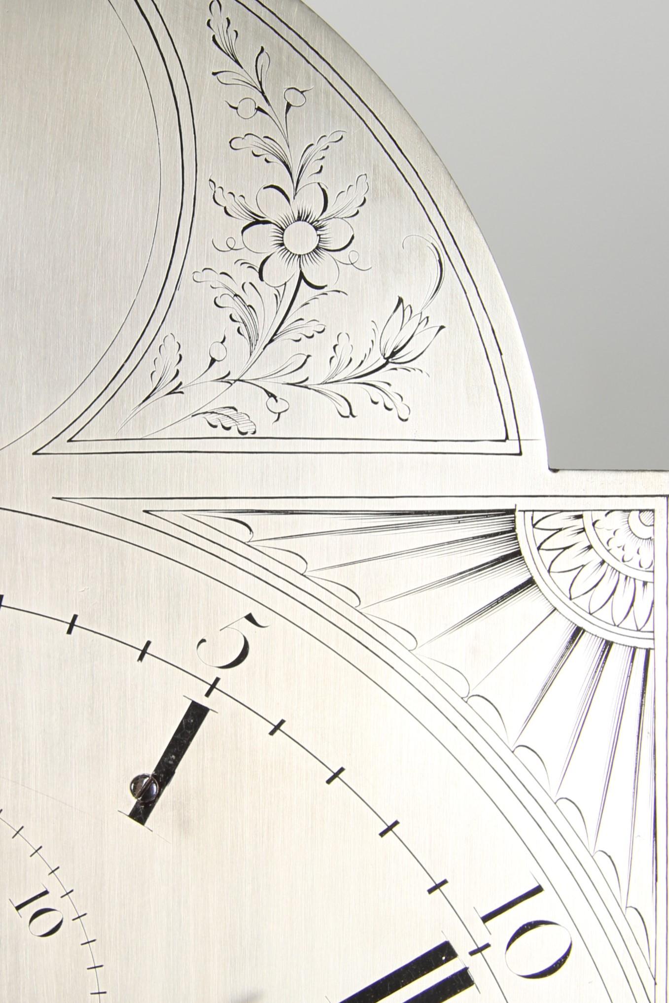 Scottish Longcase Clock made by William Spark, Aberdeen, circa 1820 For Sale 4