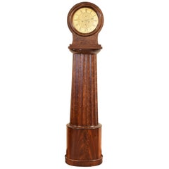 Antique Scottish Mahogany Case Clock Retaining Original Works, Glasgow, circa 1810-1820